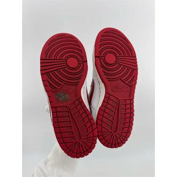 Nike Dunk Low Rose Women's‎ Sneakers White Varsity Red Size 7 - Picture 6 of 7